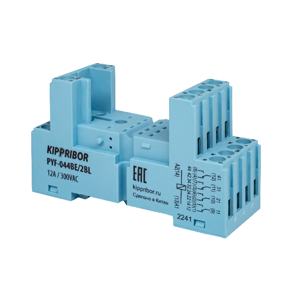 Колодка для реле KIPPRIBOR PYF-044BE/2BL фото