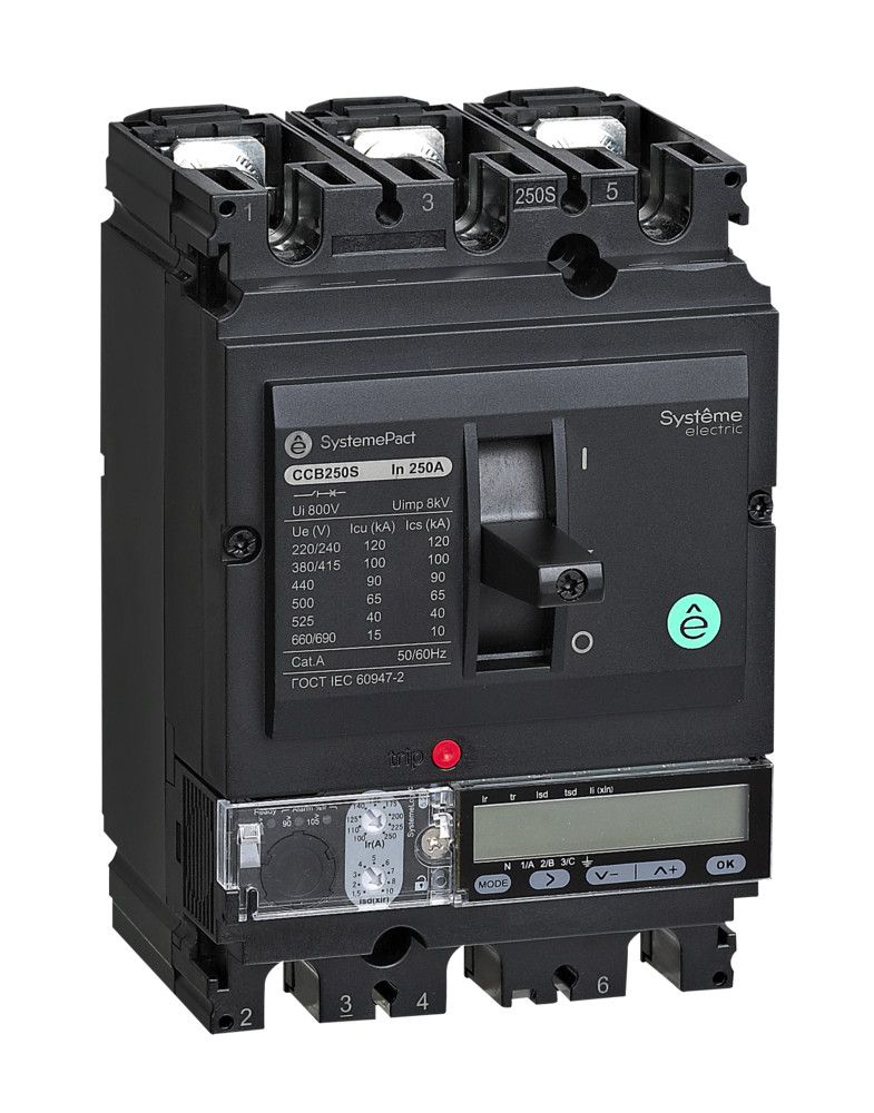 АВТ.ВЫКЛ SYSTEMEPACT CCB160 100KA 3P3D S5.2E 160A фото