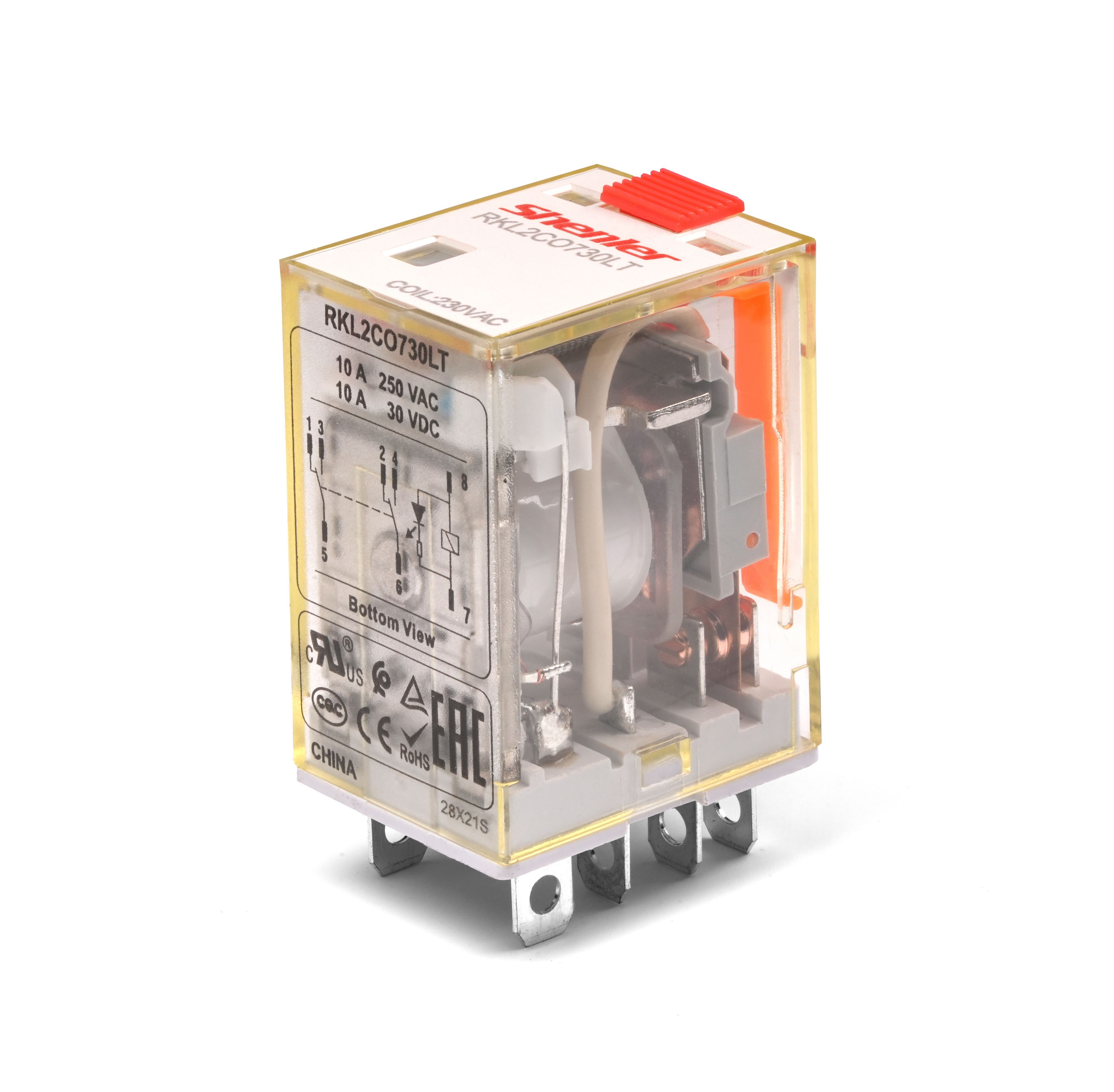 Силовое реле Shenler RKL1CO730LT 1CO 16A 230VAC фото