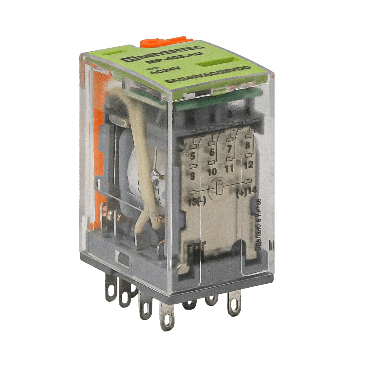 Реле промежуточное 4-конт., 24VAC, ток 5 А Meyertec MP-403.AU фото