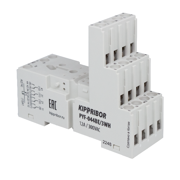 Колодка для реле KIPPRIBOR PYF-044BE/3WH фото