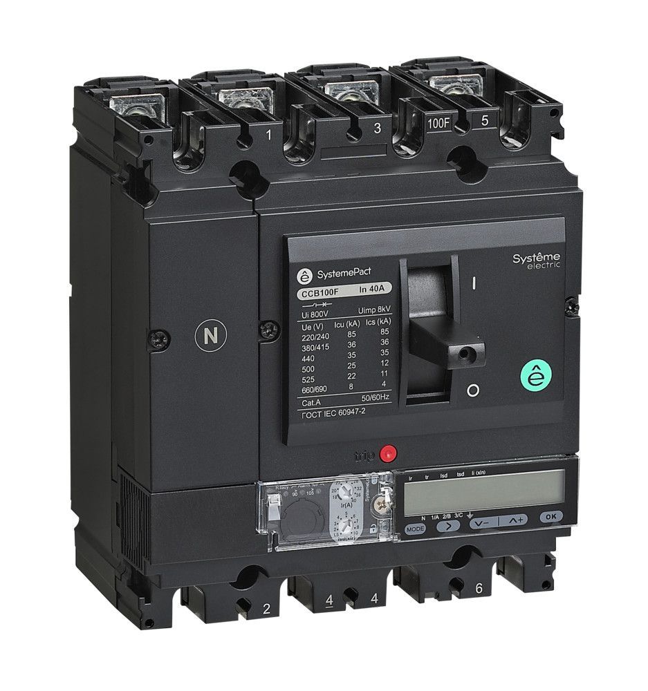 АВТ.ВЫКЛ SYSTEMEPACT CCB100 150KA 4P4D S5.2E 40A фото