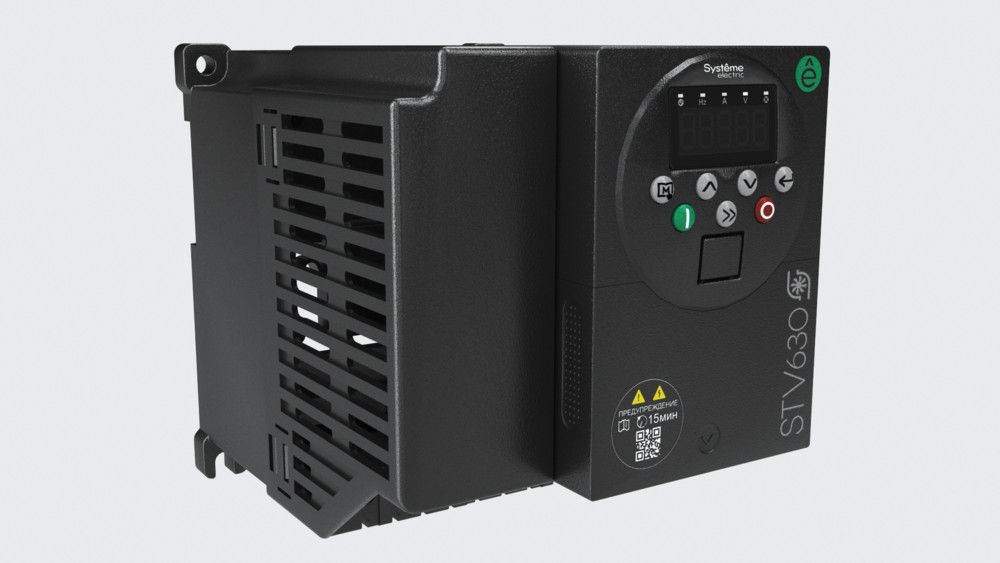 Преобразователь частоты Systeme Electric SystemeVar STV630 STV630U15N4 с LED-панелью фото