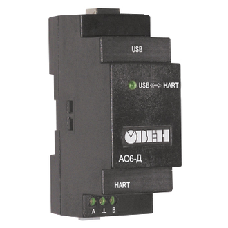 Преобразователь интерфейсов HART-USB ОВЕН АС6-Д фото