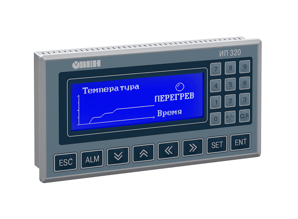 ИП320 графическая монохромная панель оператора с Modbus ОВЕН ИП320 фото