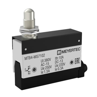 Выключатель концевой, IP54, плунжер Meyertec MTB4-MS7102 фото