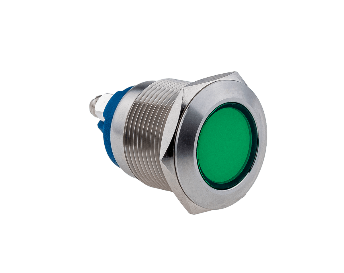 Сигнальная лампа зеленая, 24В AC/DC, IP67 Meyertec MT67-LED24G фото