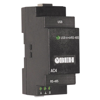 Преобразователь интерфейсов ОВЕН АС4 USB/RS-485 фото