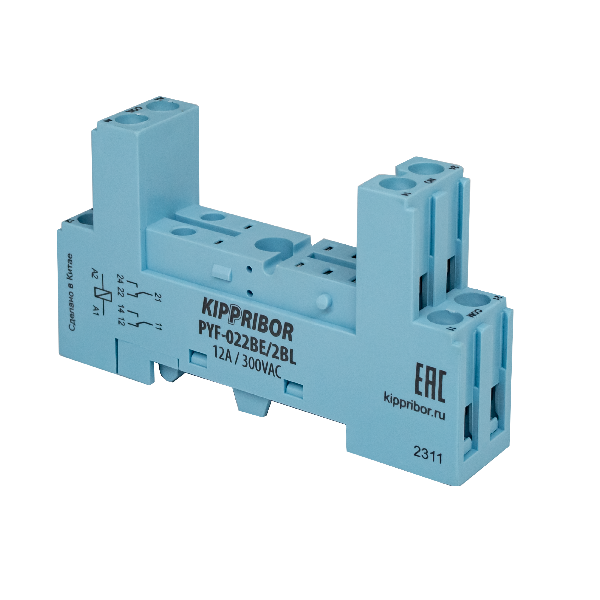 Колодка для реле KIPPRIBOR PYF-022BE/2BL фото