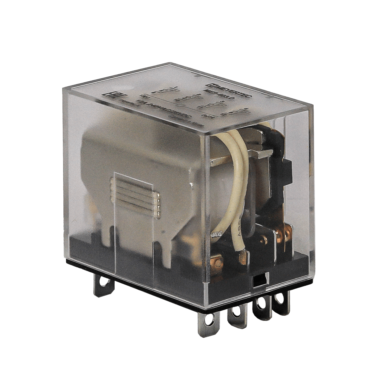 Реле промежуточное 4-конт., 24VDC, ток 12 А Meyertec MEP-403.D фото