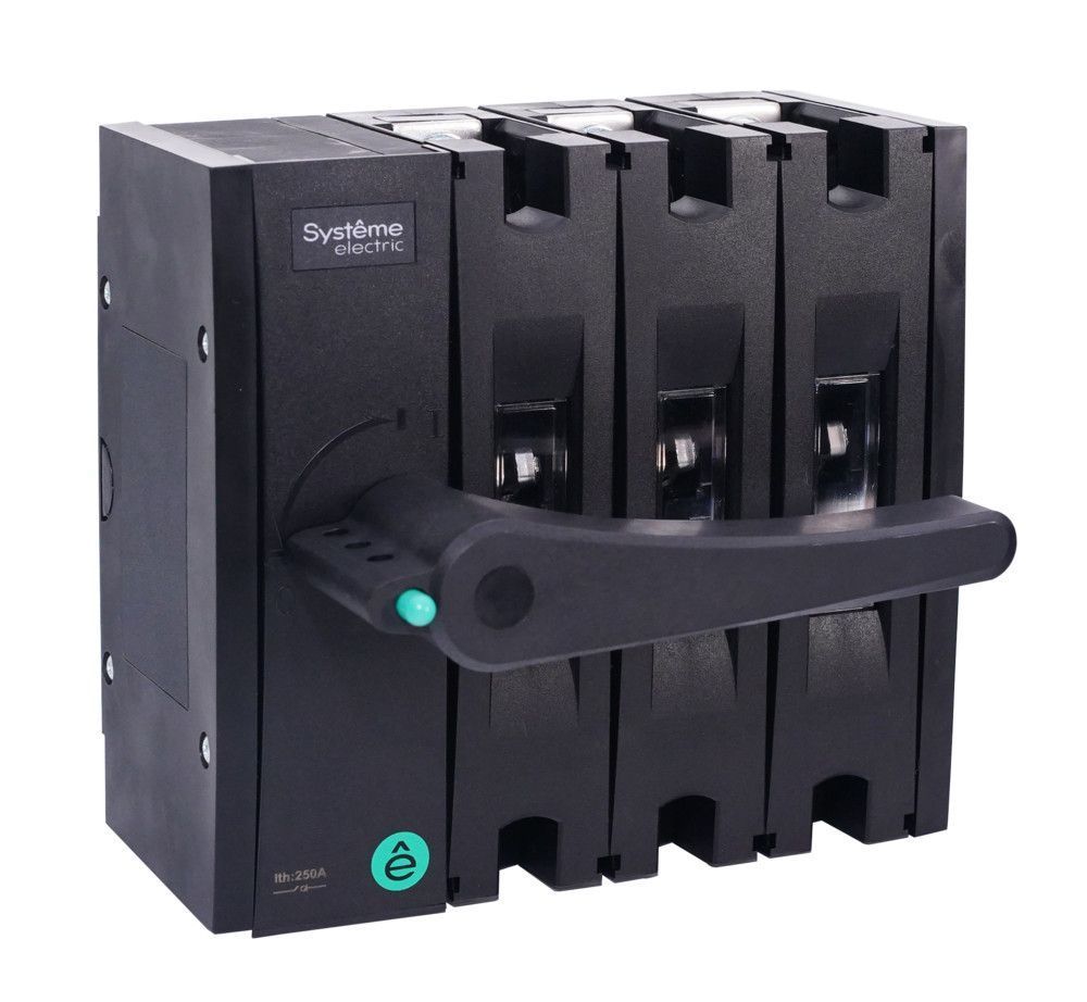 ВЫКЛ.-РАЗЪЕДИНИТЕЛЬ SYSTEMEPACT SD250 3P 200A РУКОЯТКА СЛЕВА ФРОНТ._РУКОЯТКА ЗАКАЗЫВАЕТСЯ ОТДЕЛЬНО фото