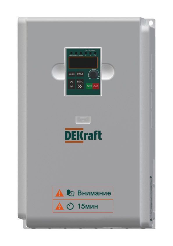 Преобразователь частот Dekraft DEKV060 ПЧ-510-3PH-380В-11/15кВт-B DEKV060G011P015T4B фото
