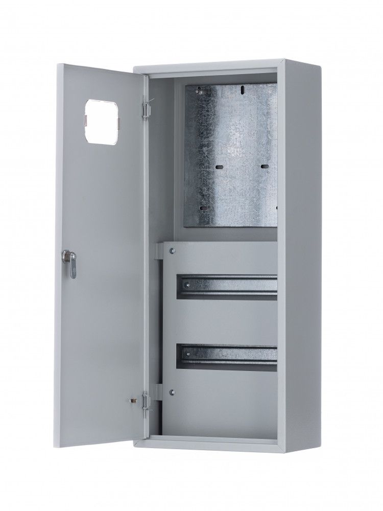 Корпус мет. учетный нав. 680х300х160 3-фазный 24 мод. IP31 ЩРУН-3/24 фото