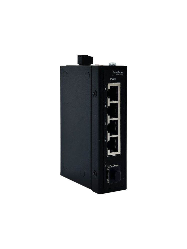 Неуправляемый промышленный коммутатор Ethernet, 4x10/100BaseT, 1x100BaseX SFP фото