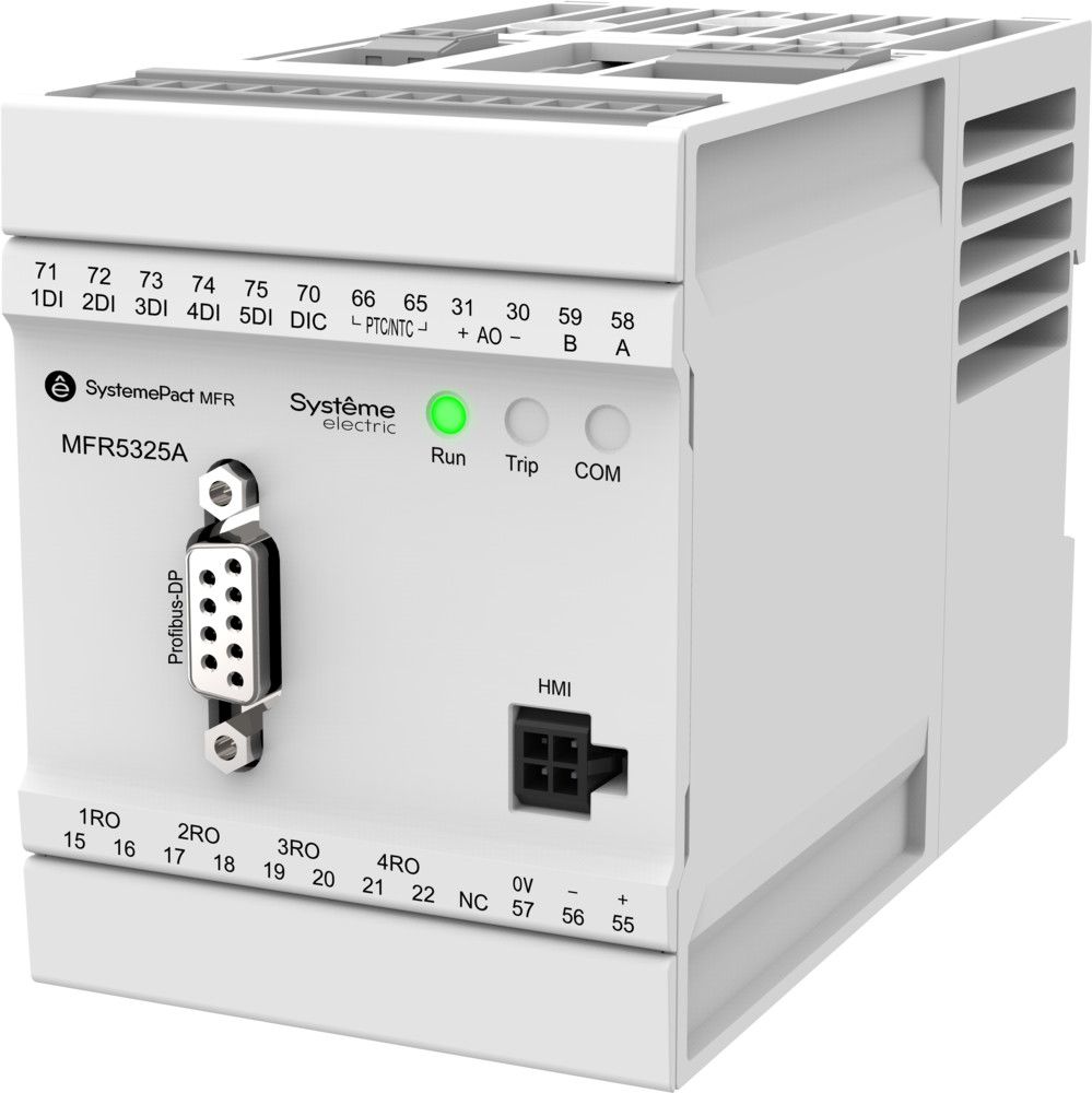 РЕЛЕ MFR530 PROFIBUS-DP + MODBUS-RTU 0.2-5A ТТ Ø10.5ММ 80-270В AC/DC фото