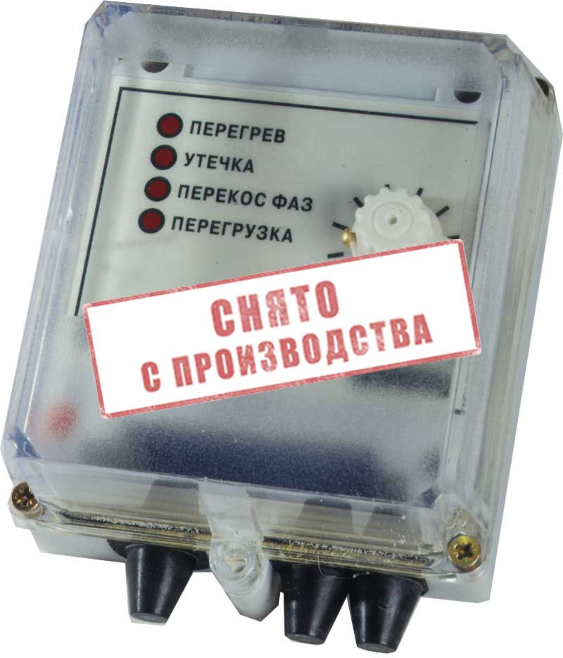 Устройство защитного отключения трёхфазного электродвигателя ОВЕН УЗОТЭ-2У фото