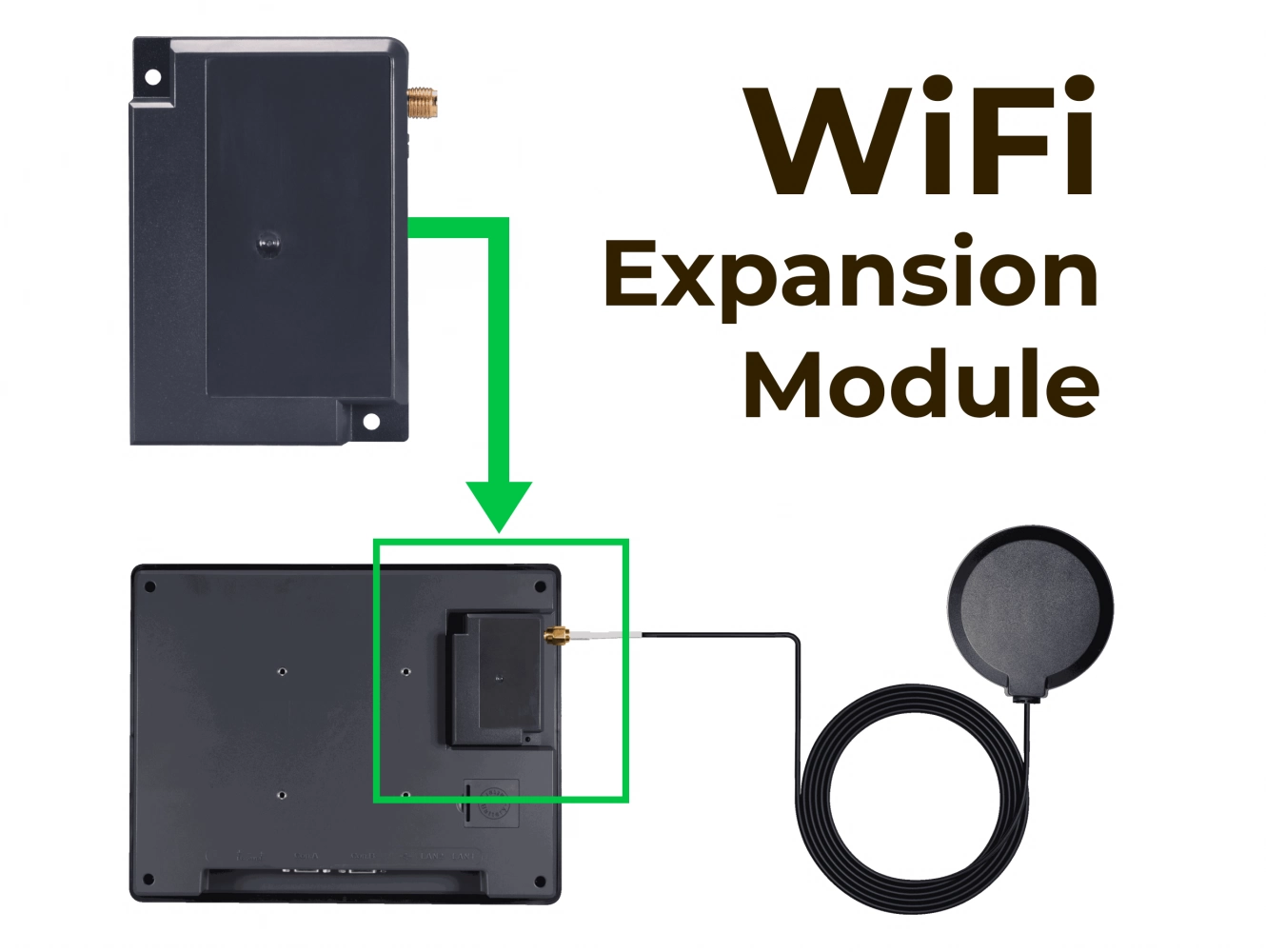 Модуль расширения WI-FI для панелей оператора Weintek M02 фото