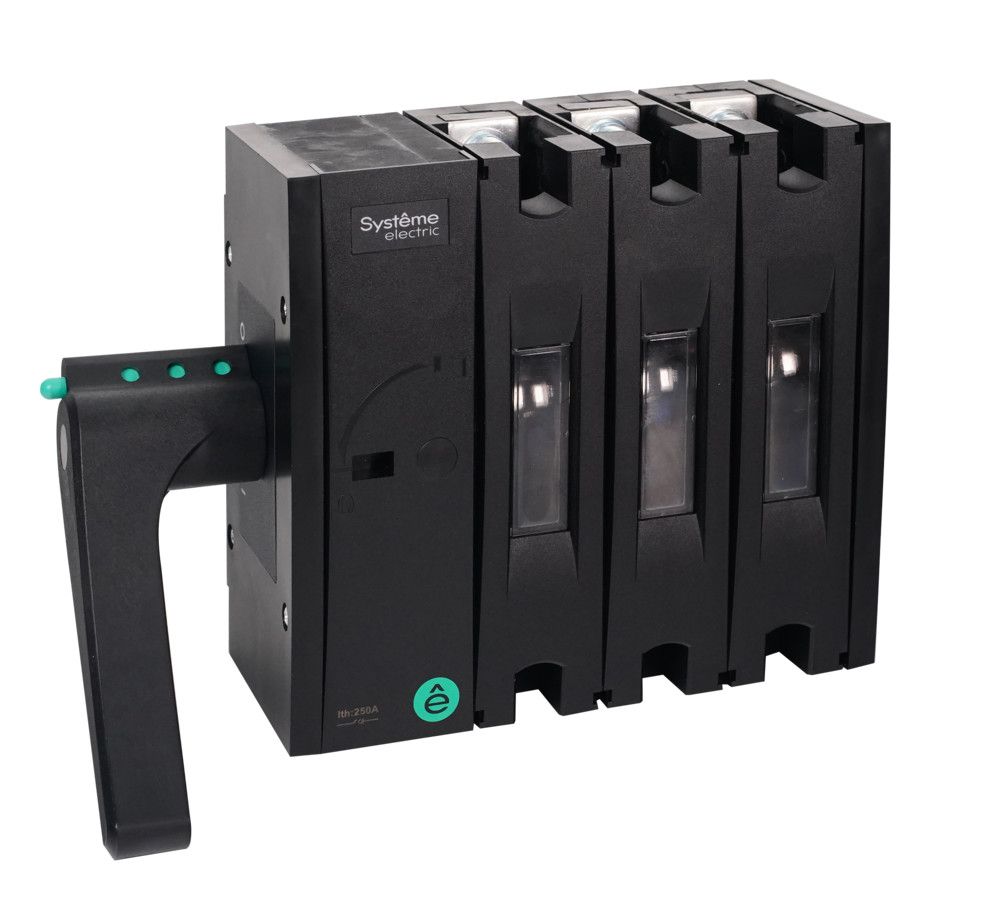 ВЫКЛ.-РАЗЪЕДИНИТЕЛЬ SYSTEMEPACT SD160 3P 100A РУКОЯТКА СЛЕВА СБОКУ_РУКОЯТКА ЗАКАЗЫВАЕТСЯ ОТДЕЛЬНО фото