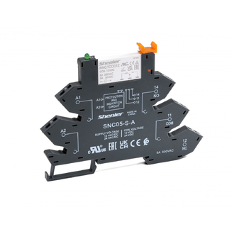 Комплект интерфейсного реле Shenler RNC1CO024 с колодкой SNC05-S-A фото