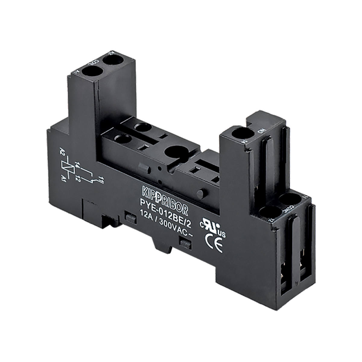 Монтажные колодки KIPPRIBOR PYF-012BE, PYF-022BE, PYF-112BE, PYF-122BE (для 1- и 2-контактных промежуточных реле серии MR) ОВЕН PYF-022BE/3 фото