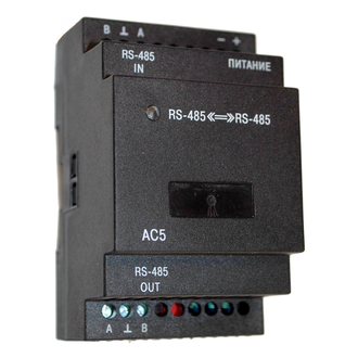 Повторитель сигналов интерфейса RS-485 ОВЕН АС5 фото