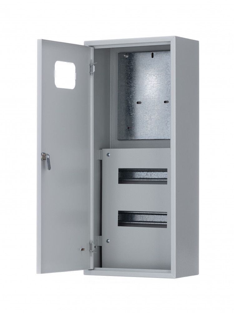 Корпус мет. учетный нав. 680х300х160 3-фазный 18 мод. IP31 ЩРУН-3/18 фото