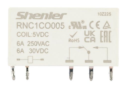 Интерфейсное реле Shenler RNC1CO005 1CO 6A 5VDC фото