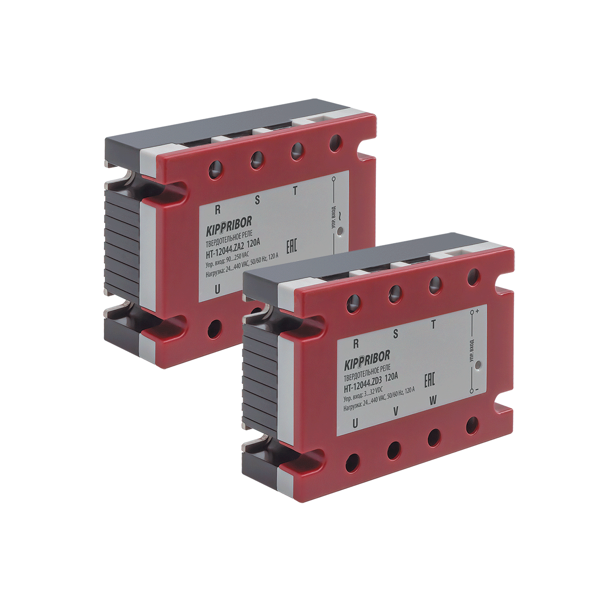 HT-xx44.ZD3 [M02] и HT-xx44.ZA2 [M02] трехфазные твердотельные реле для коммутации резистивной нагрузки ОВЕН HT-10044.ZD3
