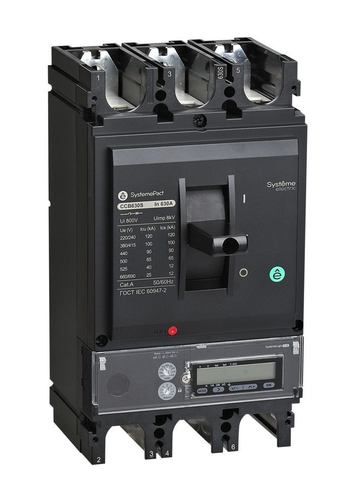 АВТ.ВЫКЛ SYSTEMEPACT CCB630 150KA 3P3D S5.3E 630A фото