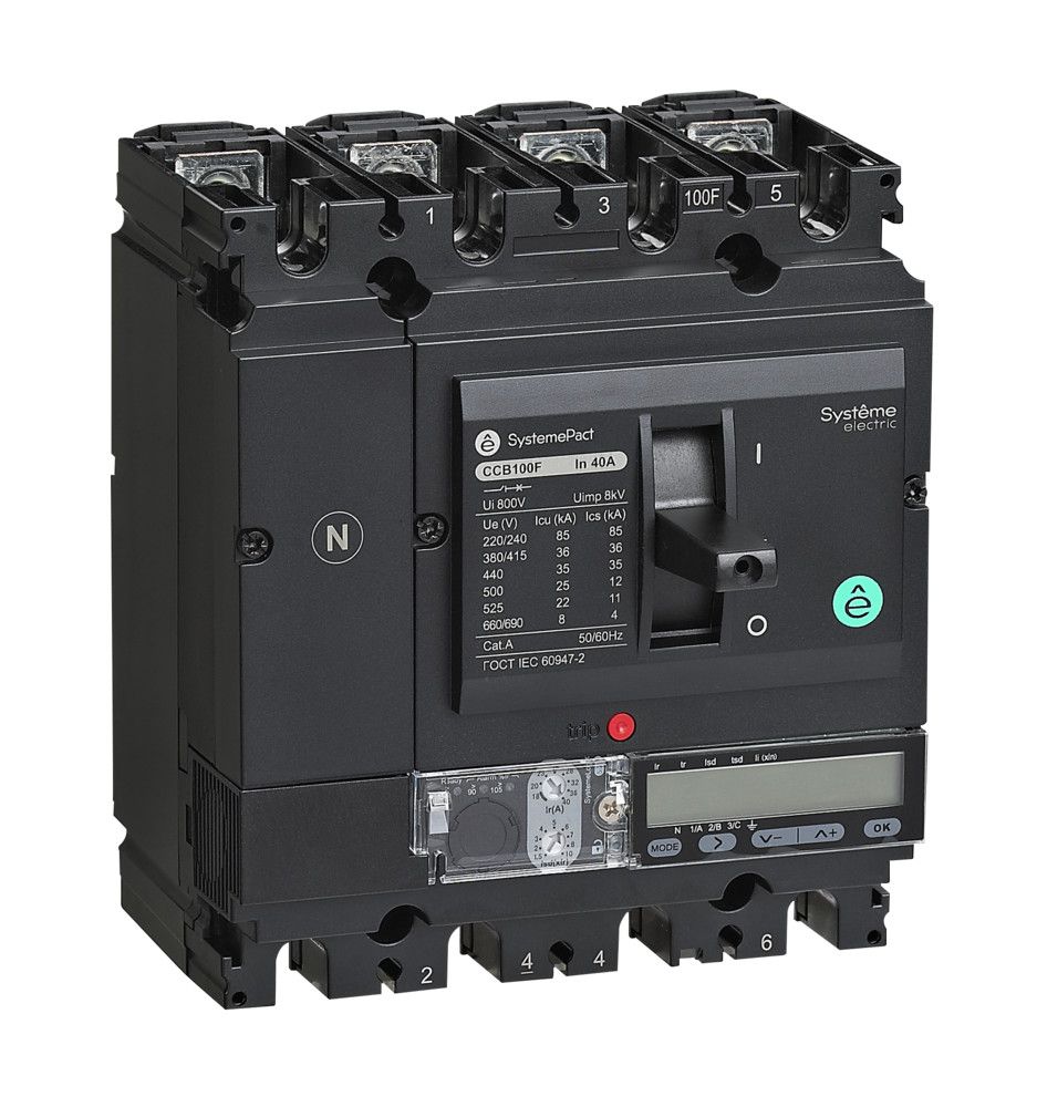 АВТ.ВЫКЛ SYSTEMEPACT CCB160 36KA 4P4D S5.2E 160A фото